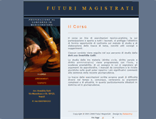 Tablet Screenshot of futurimagistrati.com